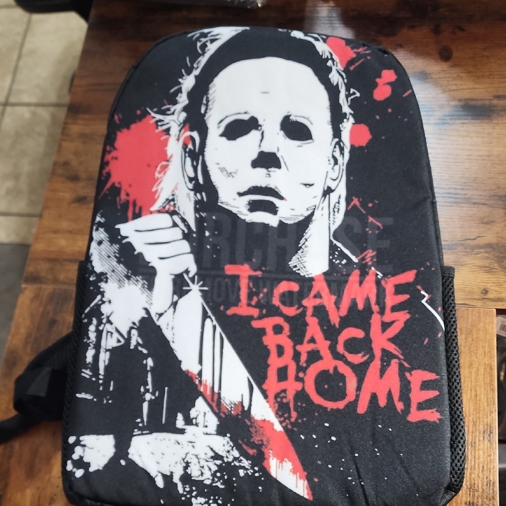NWT Michael Myers "I Came Back Home" Horror Backpack - Brand New!